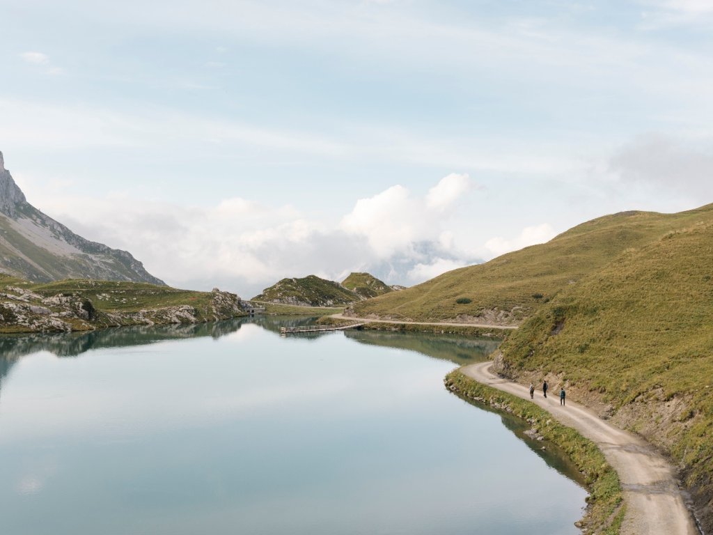 Der Zürsersee auf 2.150m