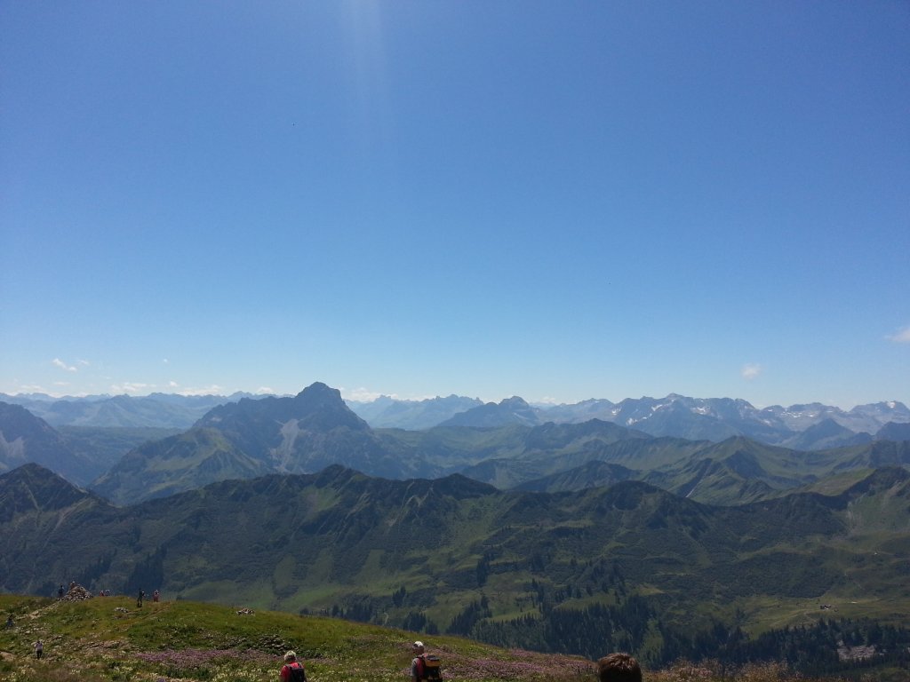 Panorama auf dem Hohen Ifen