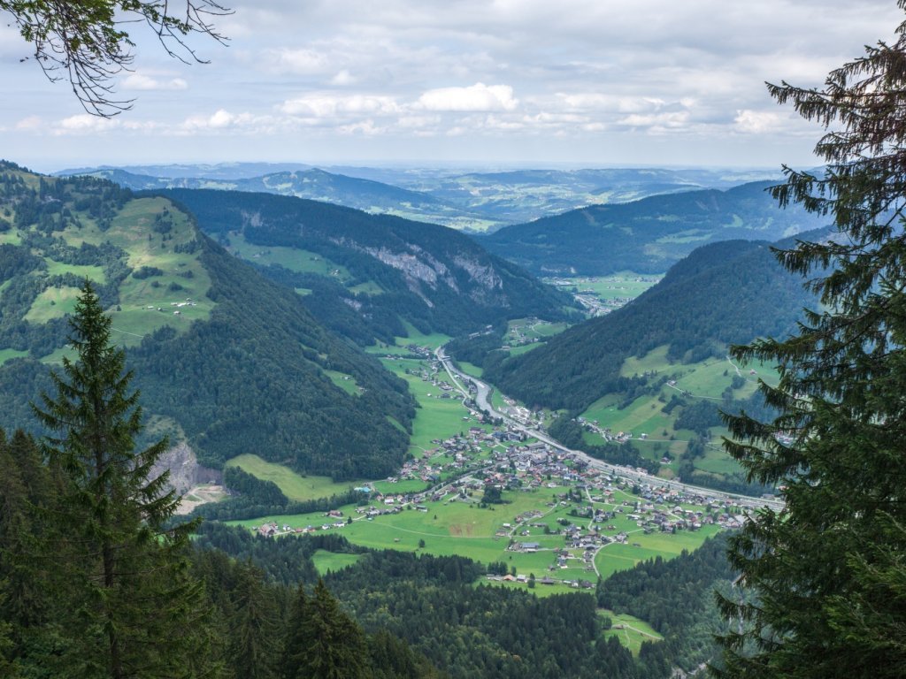 Blick auf Mellau