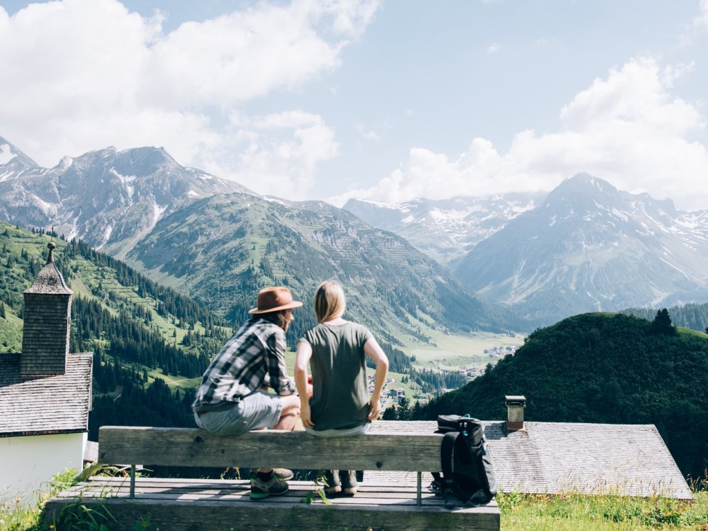 Ausblick vom Bürstegg Richtung Lech