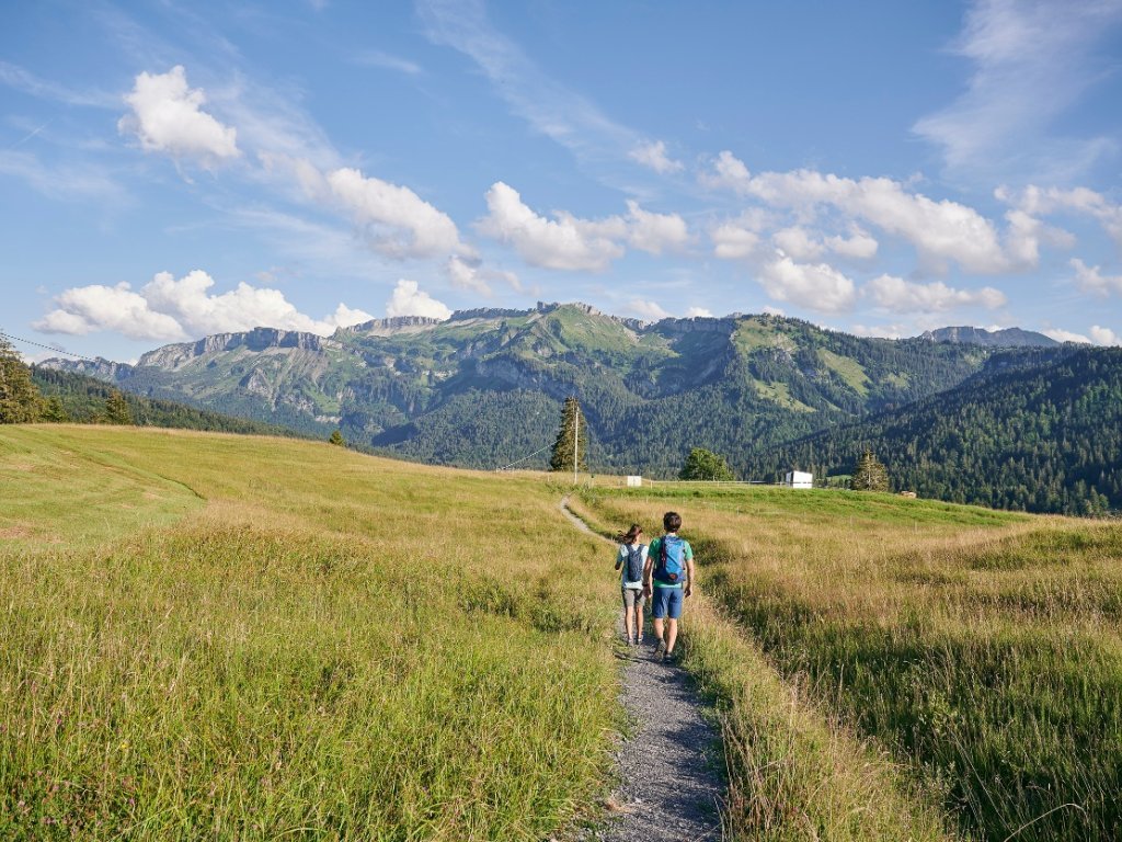 Weg entlang der Georunde Rindberg