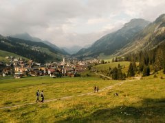 Das Etappenziel Lech am Arlberg