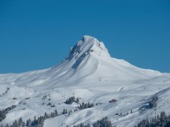 Damülser Mittagspitze im Winter