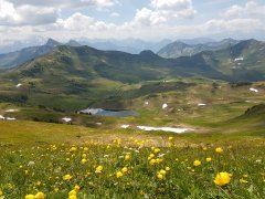 Blick auf den Sünser See